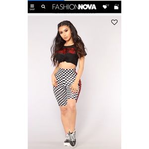 On Your Mark Biker Shirts - Black/White